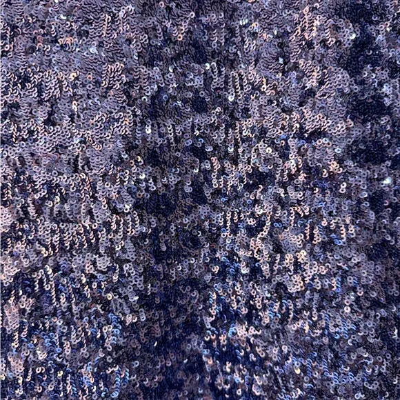 Shoshanna Sparkling Blue Long Sleeve Dress - Picture 2 of 8